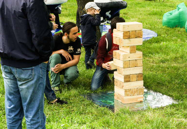 outdoor giant jenga game